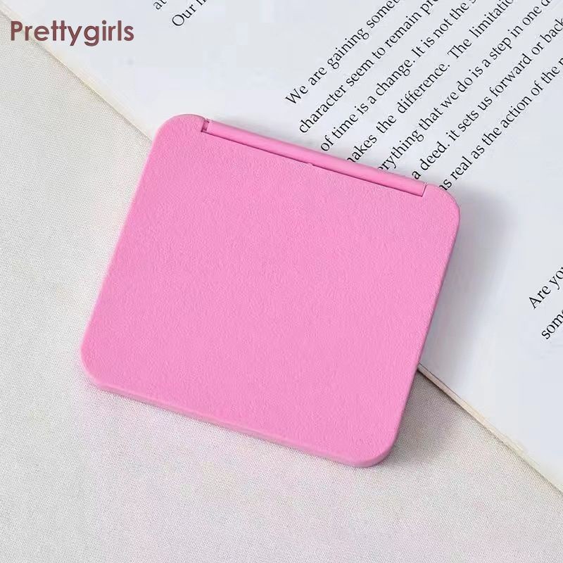 PY.thกระจกเรียบง่ายความละเอียดสูงกระจกพับสองด้าน Ins กระจกแต่งหน้าแบบพกพา-PY - รูปที่ 6