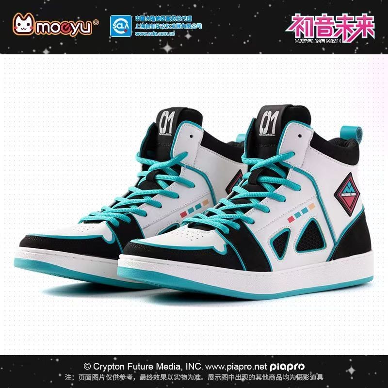 Moeyu Hatsune Miku 2023 Functional Series Ride Theme รองเท ้ า Hatsune Impression สบายรองเท ้ าลําลองระบายอากาศ
