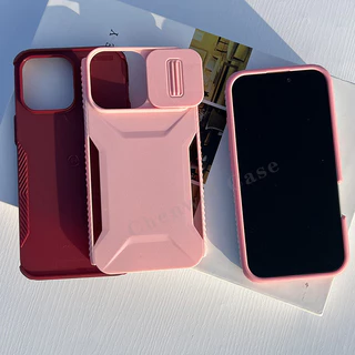 ใหม่ 2 in 1 Matte กันกระแทกสําหรับ iPhone 16 16Promax 15Promax 15 15Pro 15Plus 13Promax 14Promax 11 13Pro 14Pro 14 12 17Pro 17Promax X Xs Xr Xsmax 11Pro 11Promax 7Plus