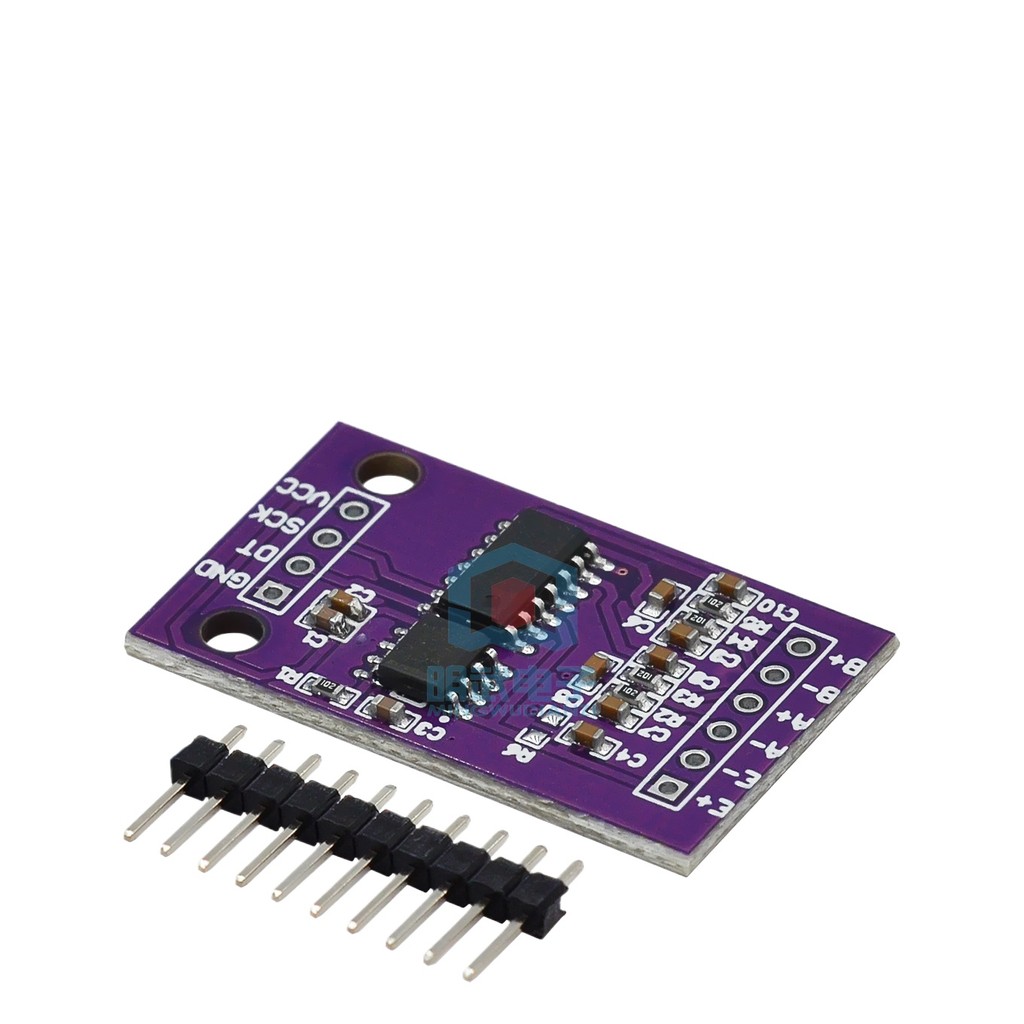 Cs1238 24-Bit ADC โมดูลบอร์ด TL431 ฐานด้านนอกชิป Dual Channel การชั่งน้ําหนักการตรวจจับ 24bit