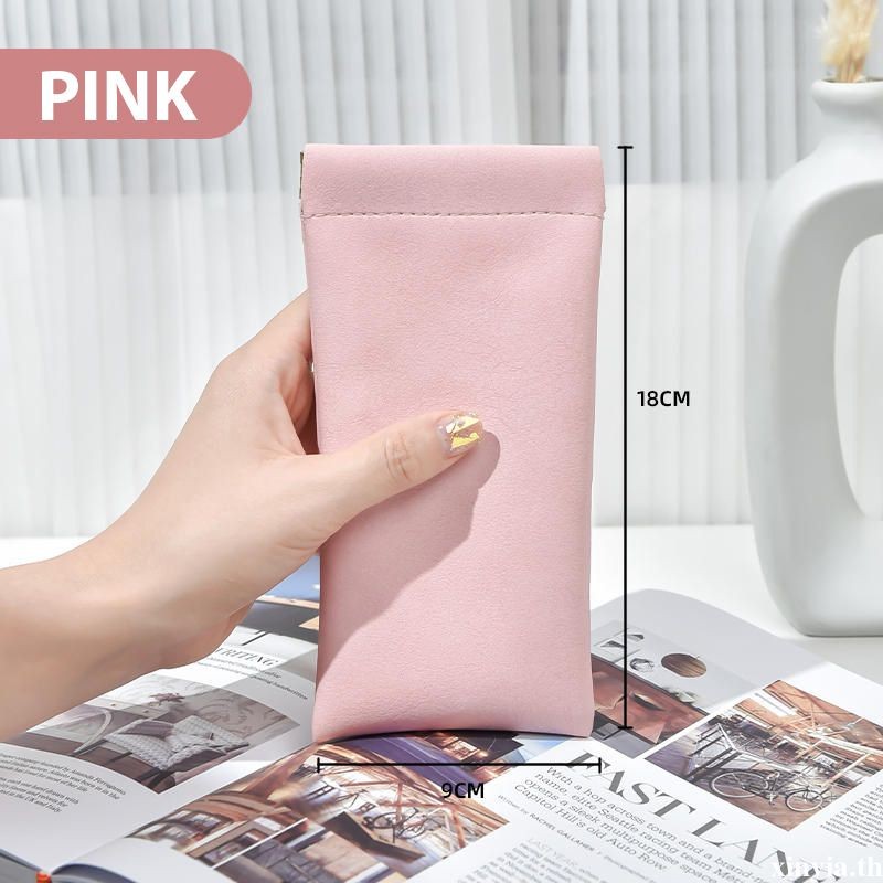 กระเป๋าเก็บแว่นกันแดด Unisex กระเป๋าเก็บแว่นตาปิดอัตโนมัติ กระเป๋าแว่นตาหนังxinyia.th