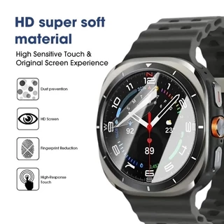 ฟิล์มไฮโดรเจลแบบนุ่มป้องกันสําหรับ Samsung Galaxy Watch 7 40 มม.44 มม.นาฬิกา 7 Ultra 47 มม.อุปกรณ์เสริมหน้าจอ Smartwatch ไม่ใช่แก้ว