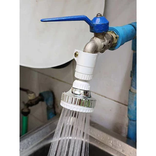 CF HOME หัวก๊อกเพิ่มแรงดันน้ำหมุนได้ 360 องศา Turbo Head Faucet Water ต่อกับหัวก๊อกซิงค์ ประหยัดน้ำ