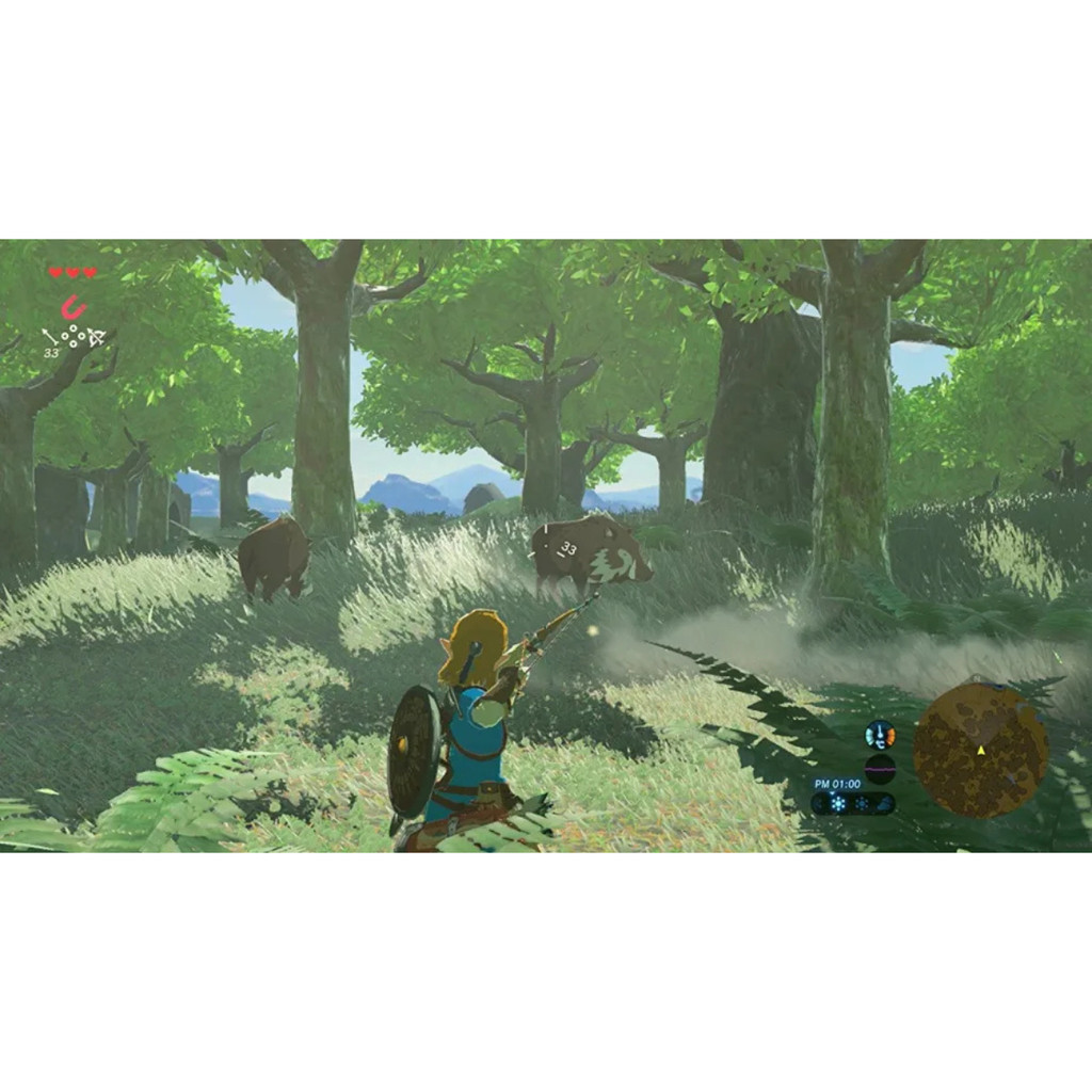 NINTENDO SWITCH The Legend of Zelda : Breath of the Wild ตลับเกม แผ่นเกม มือหนึ่ง