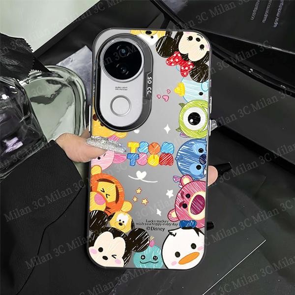 สำหรับ Vivo V60 V50 V40 V30 Y200 5G เคส Vivo V60 V50 V40 Lite เคส Vivo V30 V40 Pro โทรศัพท์ลายการ์ตูนมิกกี้เมาส์ เคสโทรศัพท์แบบแข็งด้านกันกระแทก