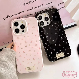 เคส Oppo A17 A18 A7 A53 A31 A57 A54 A58 A76 A15 A16 A74 A3s A38 A16K A9 A54s Reno 5 10 ดอกไม้โรแมนติกสีโปร่งใส