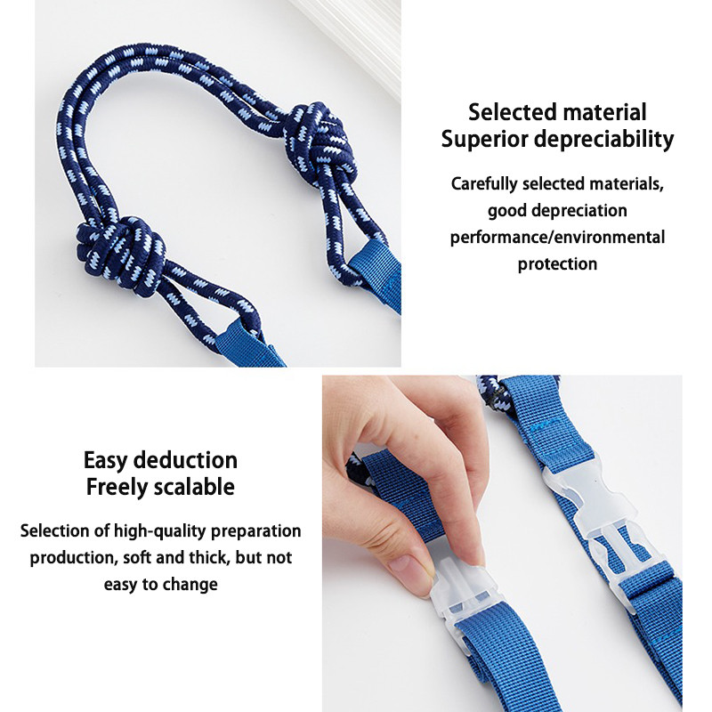 กระเป๋าช้อปปิ้งไนลอนแฟชั่นพร้อมเย็บปักถักร้อย Ball-Chain เป็นมิตรกับสิ่งแวดล้อมสายคล้องไหล่อุปกรณ์เสริมกระเป๋าสะพายข้าง - รูปที่ 3