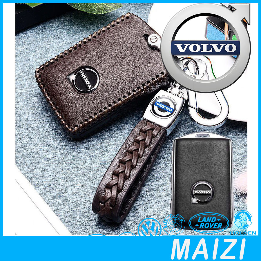 [พร้อม] เคสกุญแจหนัง Volvo เหมาะสำหรับ Volvo  V60 xc40 XC60 V60 940 S60 S80 XC90เคสกุญแจ x2d4