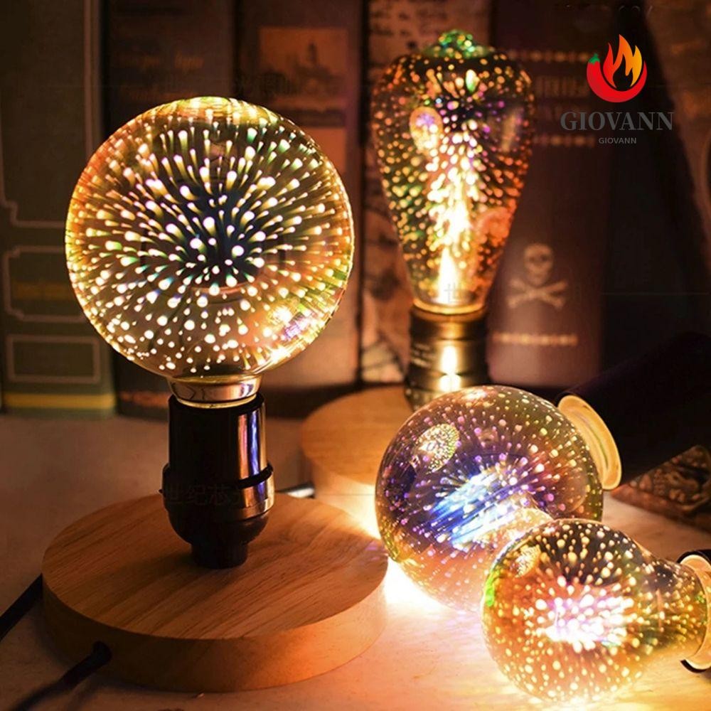 Giovanni ไฟ LED ความแปลกใหม่ Vintage Festive บรรยากาศ Scenario Design Bar ร้านอาหาร 3D ไฟกลางคืน