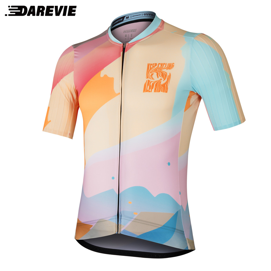Darevie AERO ขี่จักรยาน Jersey Man ความเร็วสูง Slim Fit Man ขี่จักรยาน Maillot Powerband Aerodynamics ขี่จักรยานเสื้อผ้าสําหรับชายแห้งเร็ว