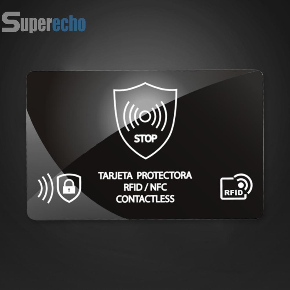 Up# 5 ชิ้น RFID Blocking การ์ด NFC Debit บัตรเครดิต Passport Protector สําหรับผู้ชายและ W [superecho.th]