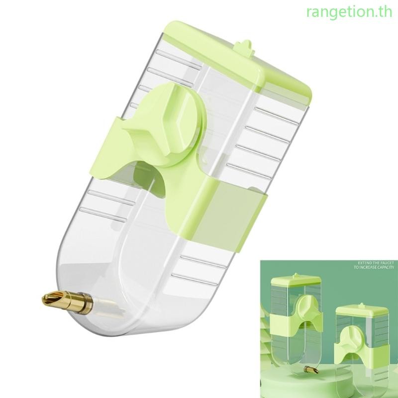 Ran ขวดน้ํากรงนกที่ใช้งานได้จริงความจุขนาดใหญ่ Waterer Antisplash สําหรับนกแก้ว