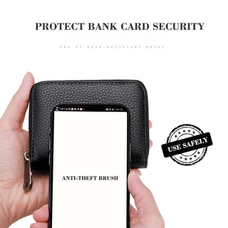 🔥ส่งไวจากไทย🔥P277กระเป๋าใส่บัตร หนังแท้ ใส่นามบัตร ATM เครดิต ธนบัตร เหรียญ