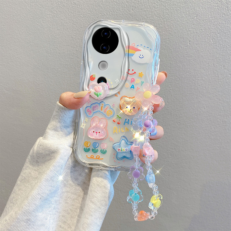 เคส VIVO V50 ตุ๊กตาแท่ง TPU เคสโทรศัพท์ซิลิโคนอ่อนนุ่ม TYGZ2 - รูปที่ 3