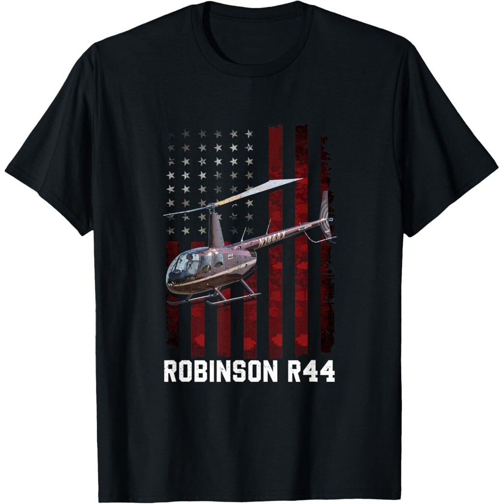 เสื้อยืด Robinson R-44 Helicopter Pilots R44 Mechanics Tee