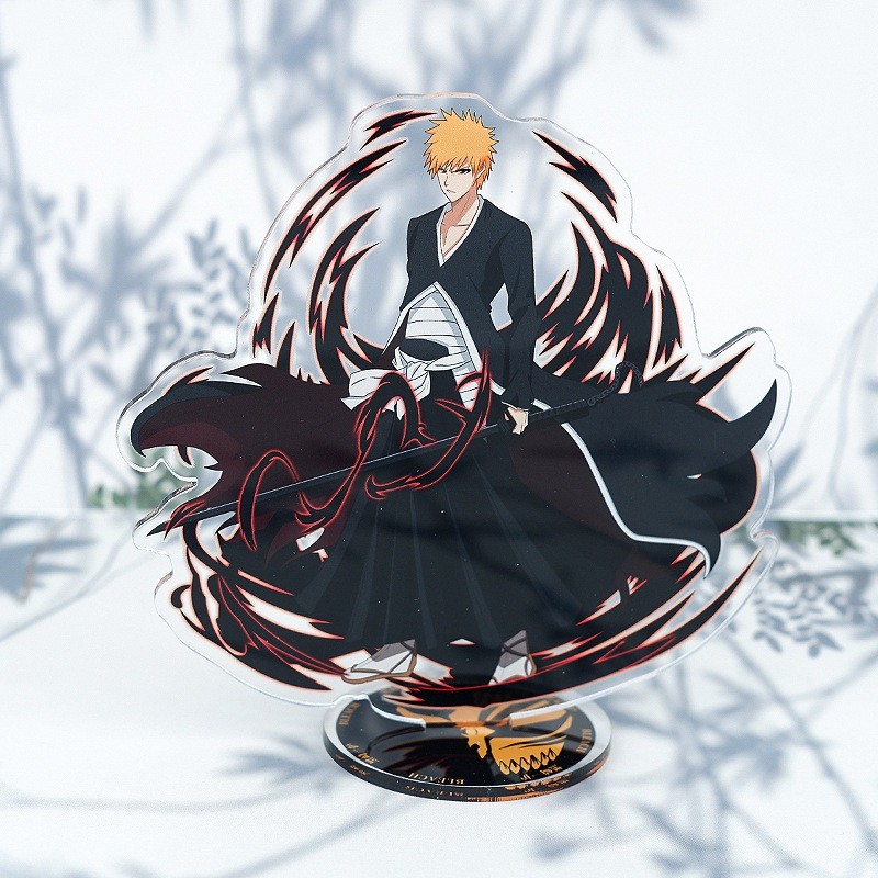 อะนิเมะ Bleach Kurosaki Ichigo Ulquiorra Cifer Grimmjow Jeagerjaques Kuchiki Byakuya 16 ซม.อะคริลิคA