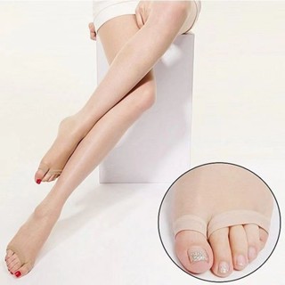 ถุงน่องเปิดนิ้วเท้า ปากปลา ผ้าไหมสีดำ สำหรับผู้หญิง ฤดูร้อน …