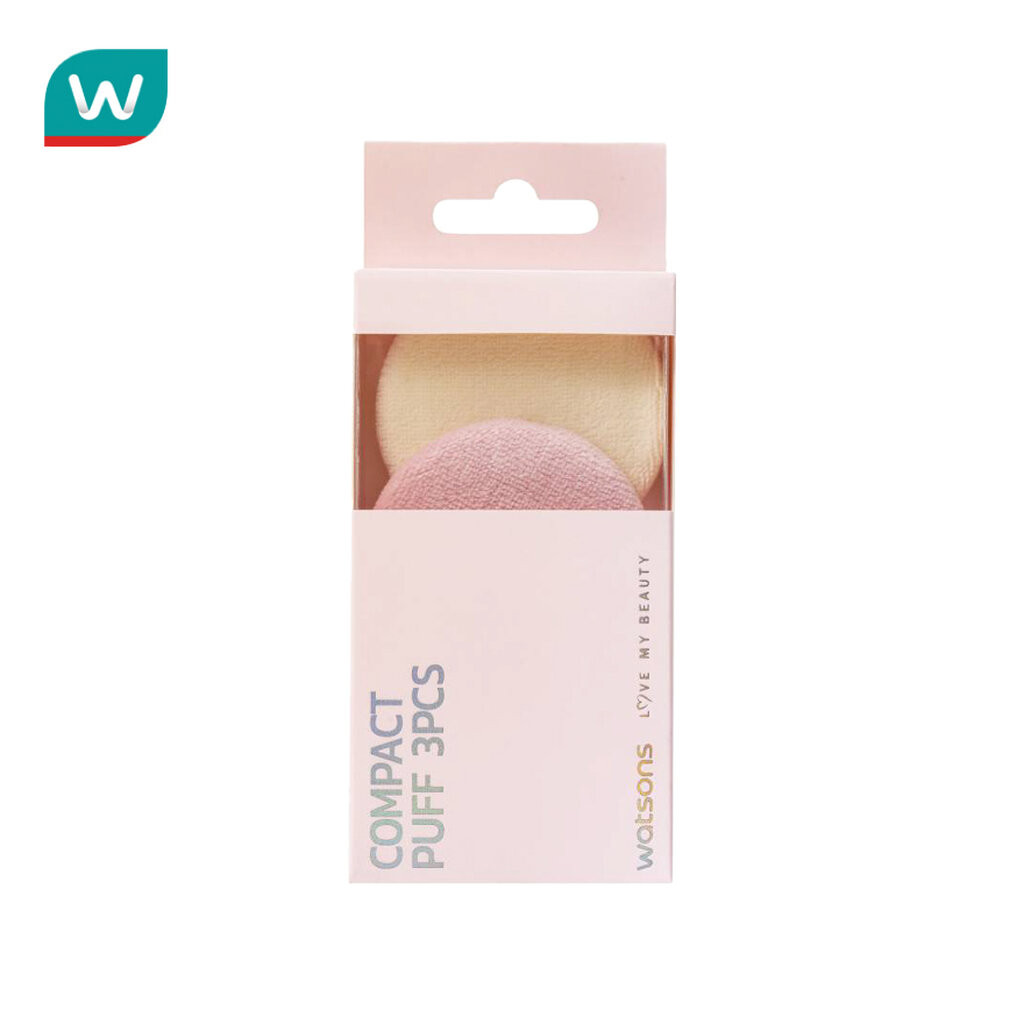 Watsons วัตสัน พัฟทรงกลม3ชิ้น 027WTC