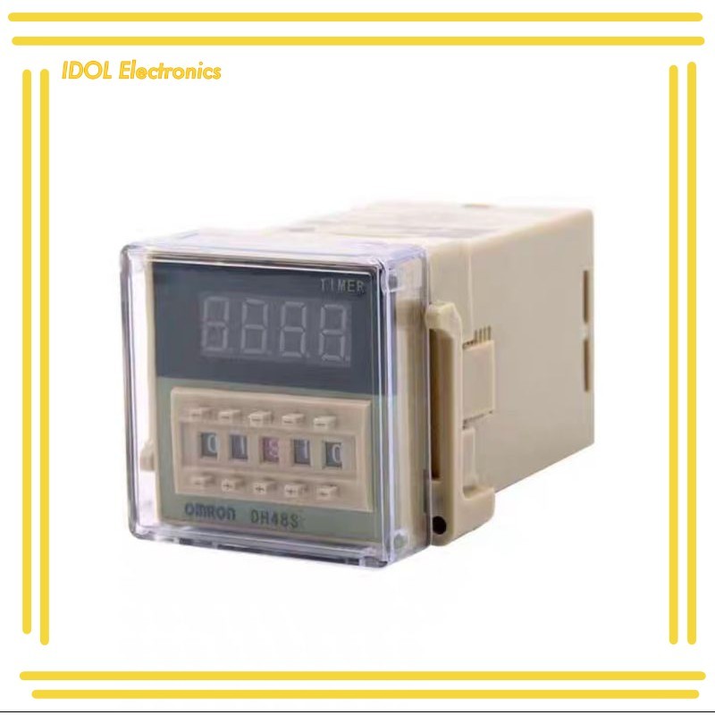 ราคาถูก! ทามเมอร์.  DH48.S-2Z ตั้งเวลา 0.01S to 99H99M มี 12VDC/AC 24VDC/AC 220VAC พร้อมซ็อกเก็ต ทั้
