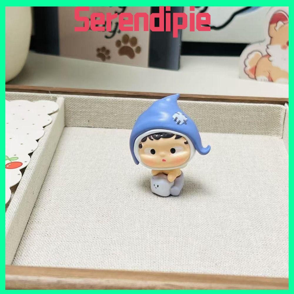 Serendipie Skullpanda Box, MOLLY Carb-Lover Series Popbean Heyone Ozai Mini Jewelry, POP MART กล่องซีรีส์ผู้ผลิตโชคดี