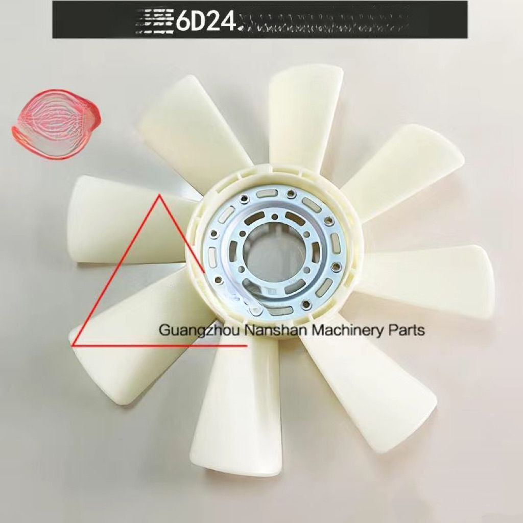 Sumitomo SH350A2 Fan Blade Mitsubishi 6D24 Engine Fan Blade Cooling Water Tank Fan Blade Excavator P
