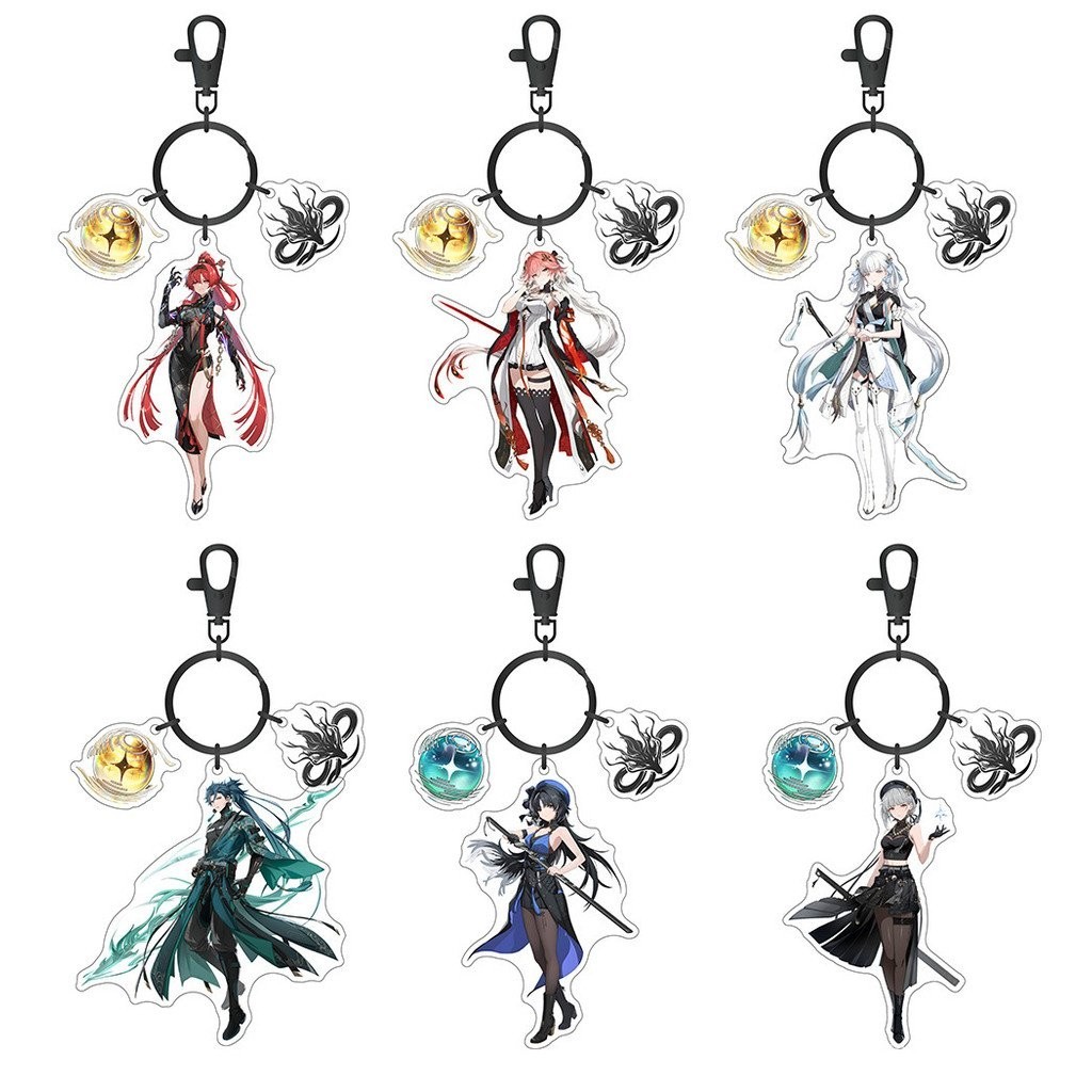 [ที่กําหนดเอง] พวงกุญแจเกม wuthering Waves yuanwu jiyan yangyang จี้อะคริลิคสืบสวน