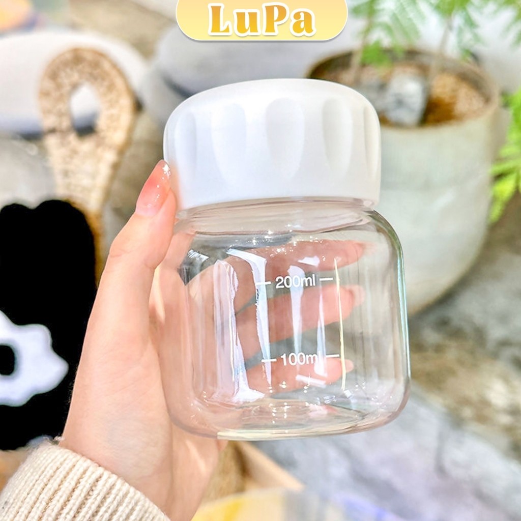 LuPa ขวดน้ําขนาดเล็กแบบพกพา น่ารักมินิมอล ใส่นม 200 ml ใส่กาแฟ Portable Cup - รูปที่ 4