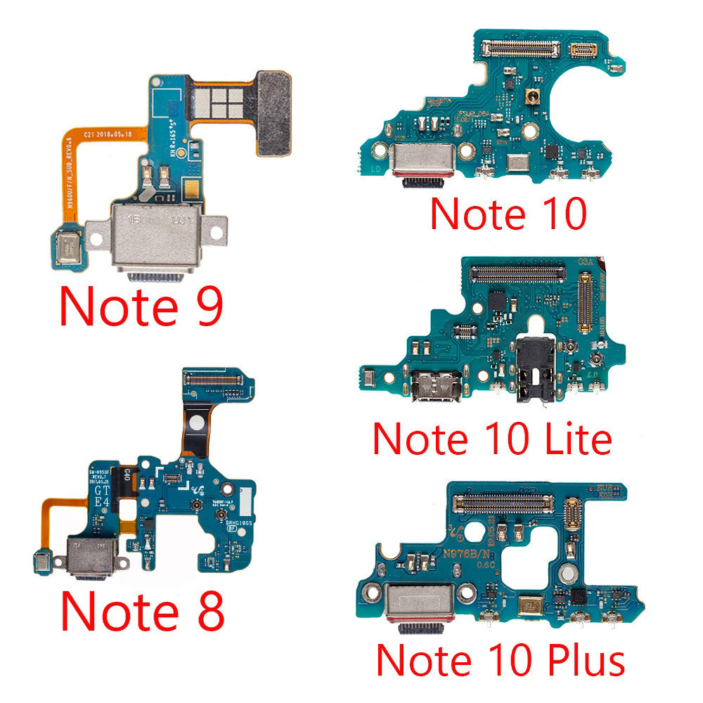 บอร์ดพอร์ตชาร์จ USB สําหรับ Samsung Note 8 9 10 Lite N950F N9500 N960F N970F N976F N770F