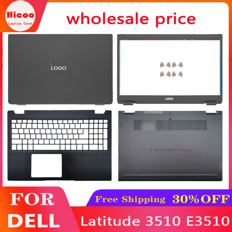 ใหม่สําหรับ DELL Latitude 3510 E3510 L3510 08XVW9 0JYG4Y 0MH24R LCD ปกหลังด้านหน้า Bezel Palmest ด้า