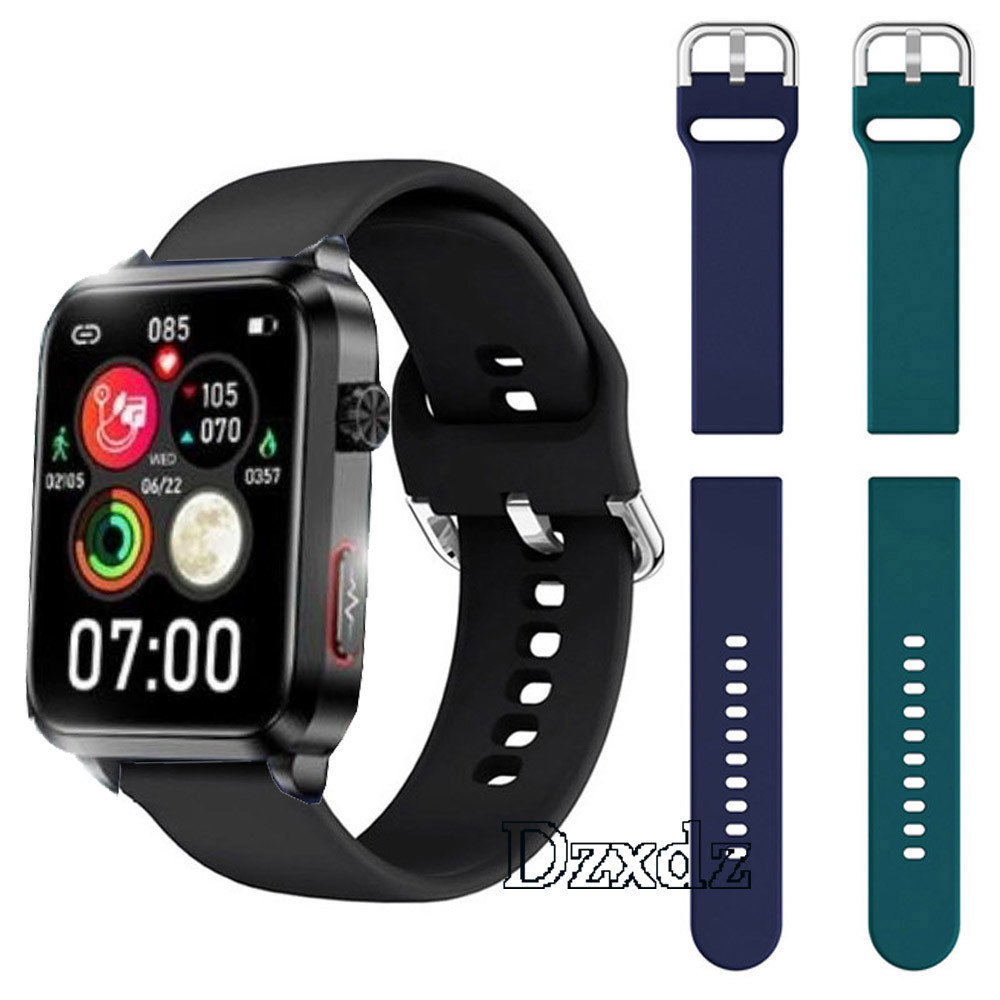 สายนาฬิกาข้อมือซิลิโคน แบบเปลี่ยน สําหรับ Hcare Wise2 Wow Smart Watch