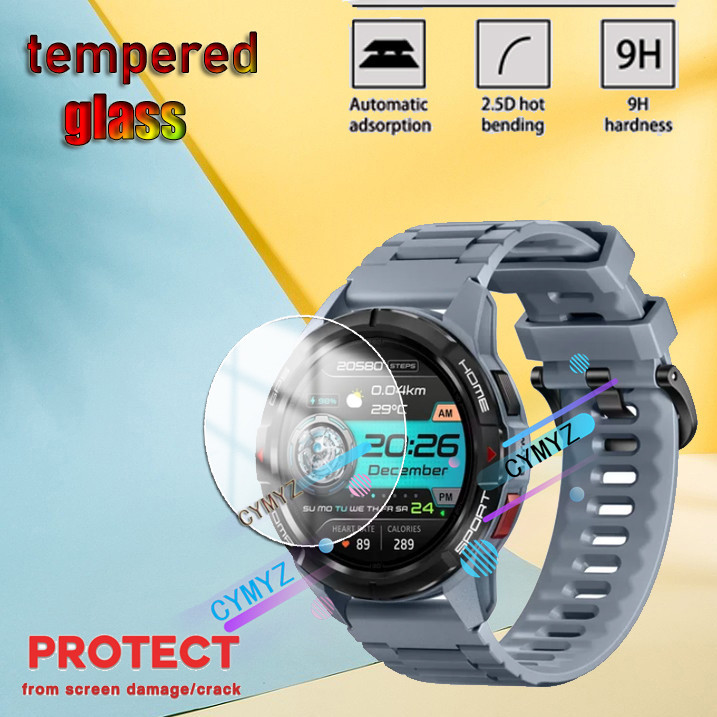 Mibro GS Active ฟิล์ม 9H กระจกนิรภัย ป้องกันหน้าจอ Mibro GS Active ฟิล์มใส Mibro GS Active ป้องกันหน