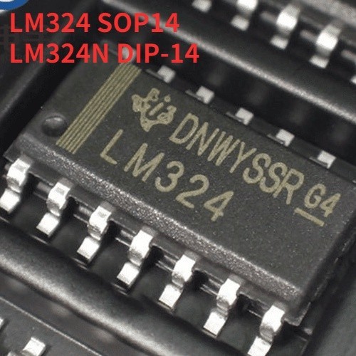 20 ชิ้นใหม่ IC LM324 LM324N TL074CN TL074 DIP14 DIP SOP14 SMD