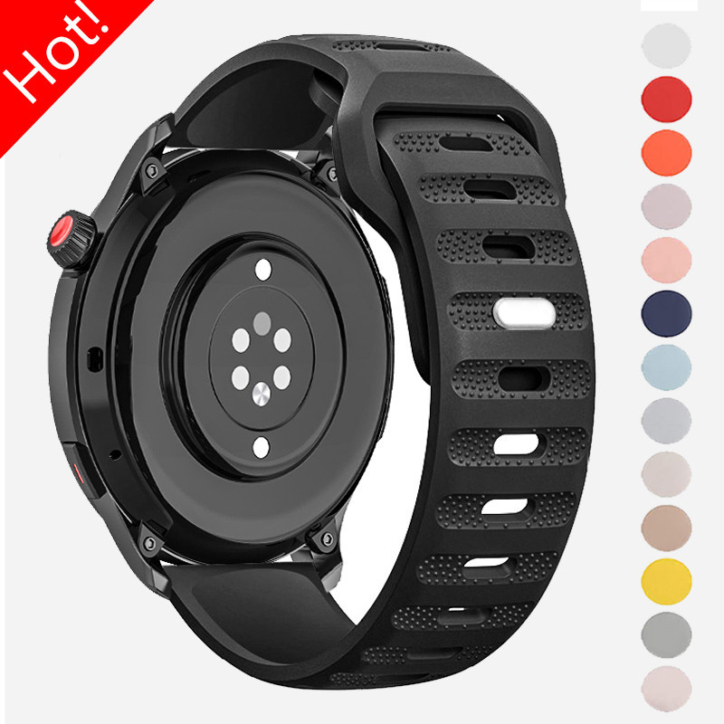 สายนาฬิกาข้อมือซิลิโคน 20 มม. 22 มม. สําหรับ Samsung Galaxy WATCH 6 5 4 44 มม. 40 4 Classic 46 42 6 Classic 47 43 5 Pro 45 huawei GT3 WATCH 4