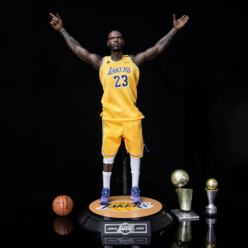 รูปรุ่น NBA Basketball Star Series LeBrown James James Lakers James23 ตุ๊กตาตกแต่งโมเดลฟิกเกอร์