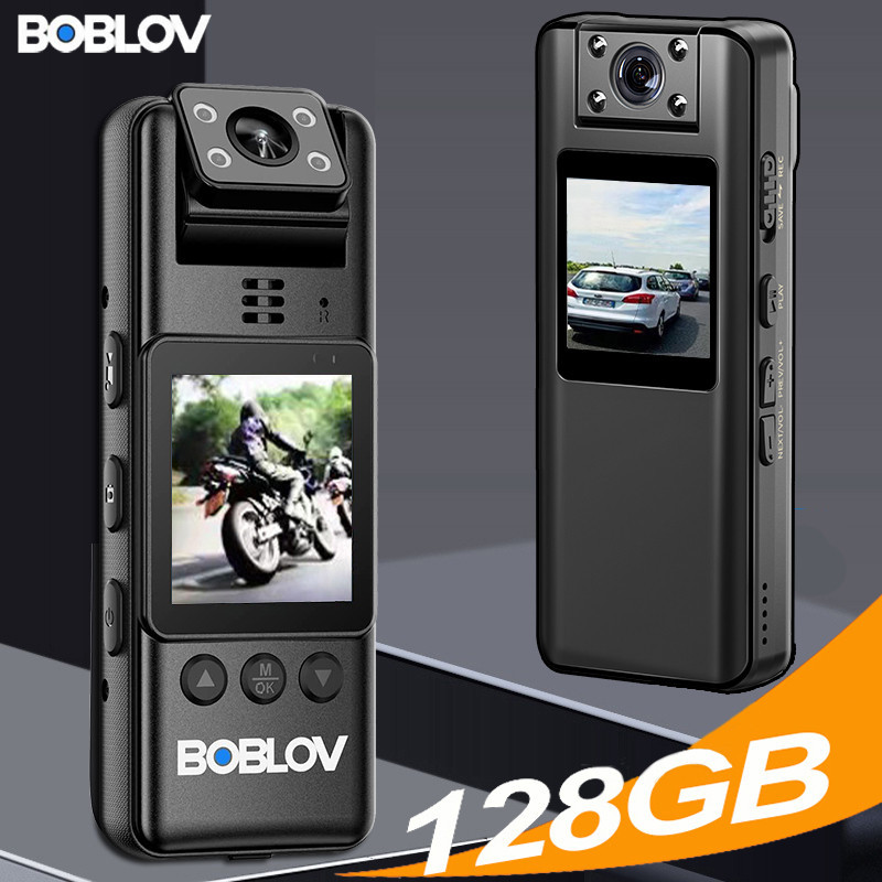 Boblov A23 1080P Mini Camera กล้องแอคชั่นแคมเมรากีฬาพร้อม 180 °เลนส์หมุนได้, A8 WIFI Mini Body Camera Vlogging Camera Night Vision Bike Cycling Camera Motorcycle Dashcam