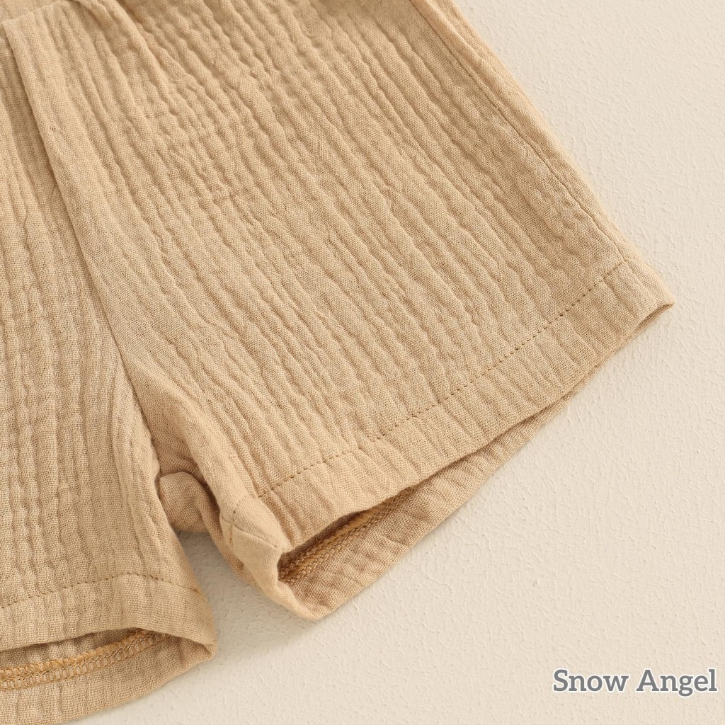 【ส่งจากไทย】​กรา-เด็กทารกฤดูร้อนชุดแขนสั้นวงปกไดโนเสาร์พิมพ์เสื้อยืด + กางเกงขาสั้นชุดเด็กวัยหัดเดินเสื้อผ้าสบายๆ - รูปที่ 6