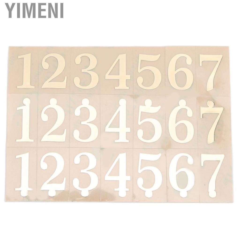 Yimeni Ethereal Drum Note Sticker Steel Tongue Bronzing Scale Stickers Decor HBH