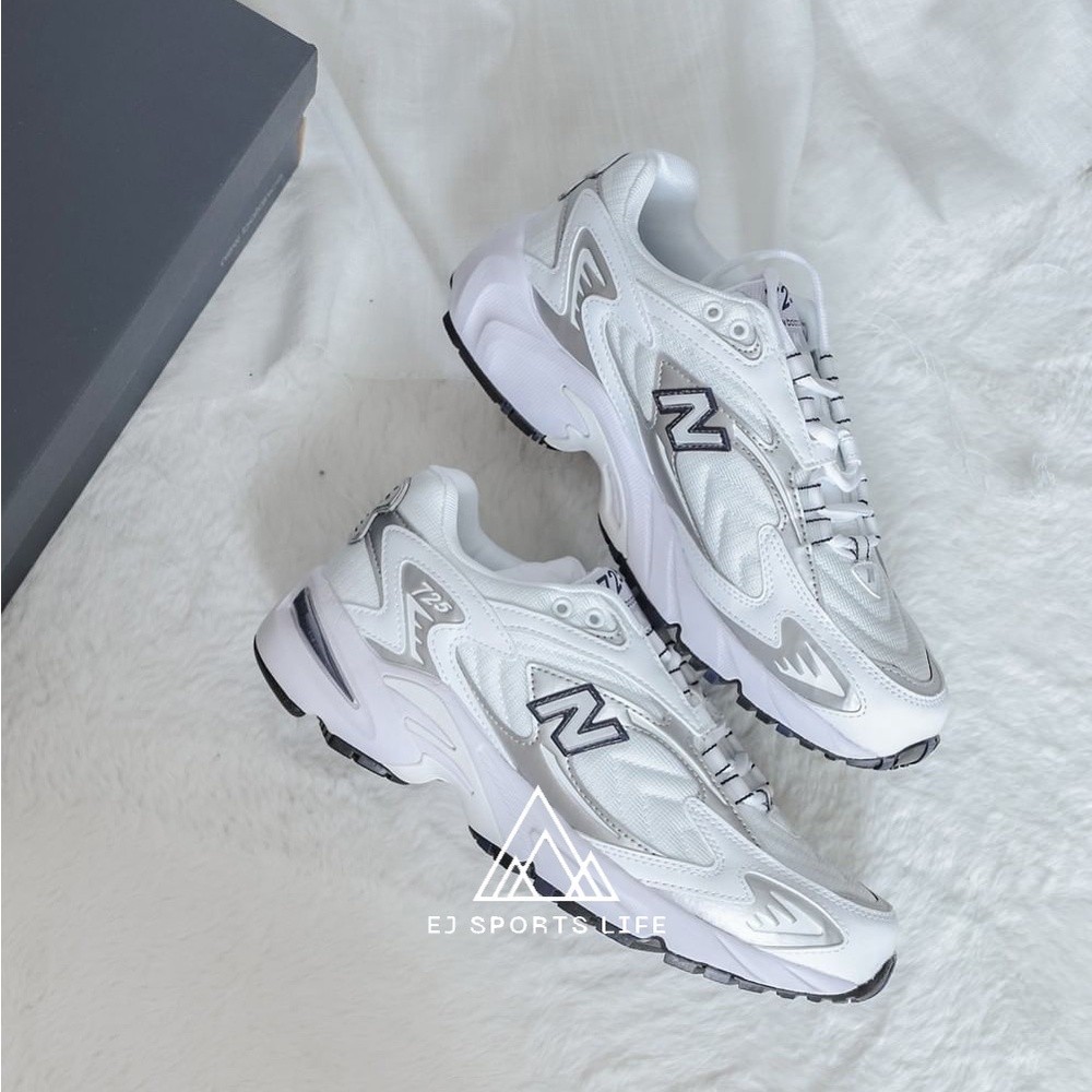 ตอนนี้ New Balance 725 nb 725 Silver IU Same Style Retro Daddy Shoes ML725B