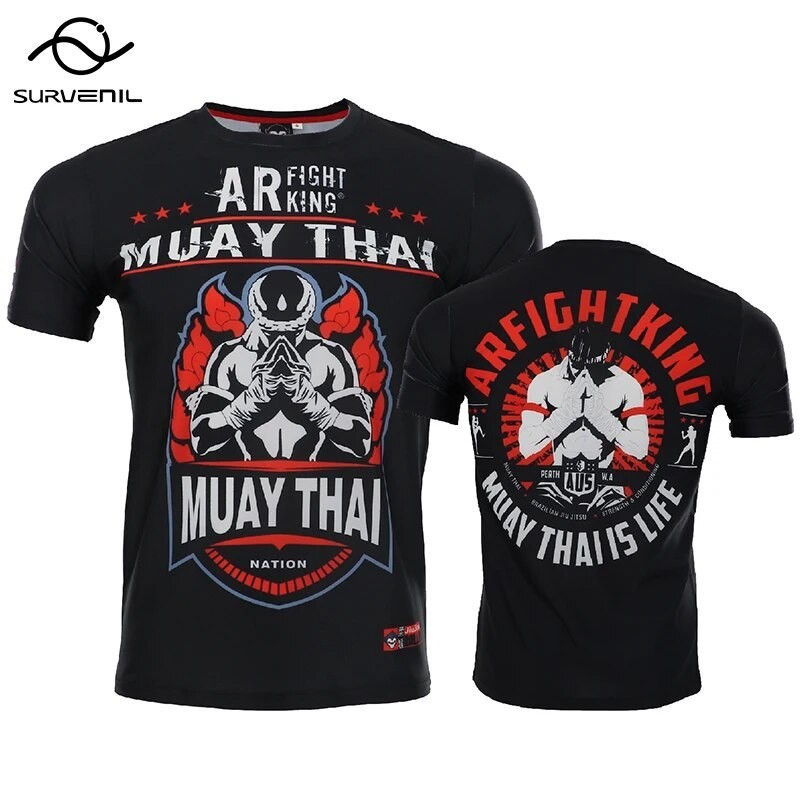 2024 Rashguard Mma Muay Thai T Shirt Short Sleeve Bjj Rash Guard Jiu Jitsu Boxing Jersey Grappling Sanda Fightwear Boxe