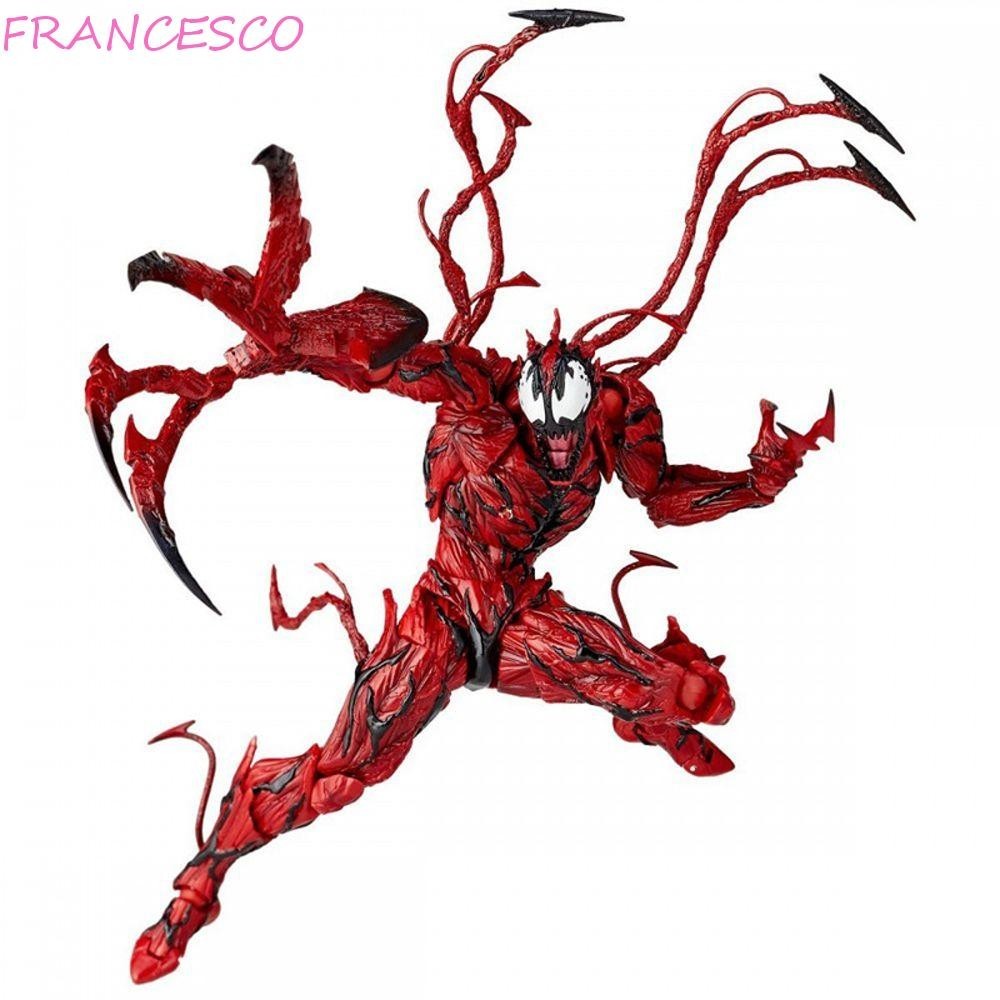 Francesco Marvel ของสะสมสําหรับของขวัญ SpiderMan Action Figure Joints เคลื ่ อนย ้ ายได ้ NO.008 Carnage