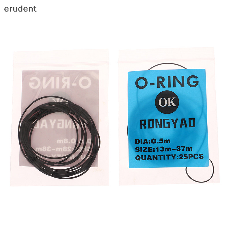 Erudent 1Pack 0.5/.6/0.7/0.9mm นาฬิกา O-Ring นาฬิกายางกันน ้ ําปะเก ็ น O แหวนซ ่ อมช ่ างซ ่ อมนาฬิกาเครื ่ องมืออุปกรณ ์ เสริมใหม ่