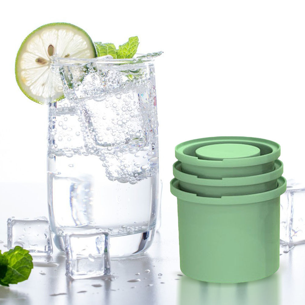 Lbship แม่พิมพ์น้ําแข็งกระบอกกลวงสําหรับตู้เย็นถ้วยเก็บความร้อนทําน้ําแข็งแม่แบบสําหรับค็อกเทลวิสกี้