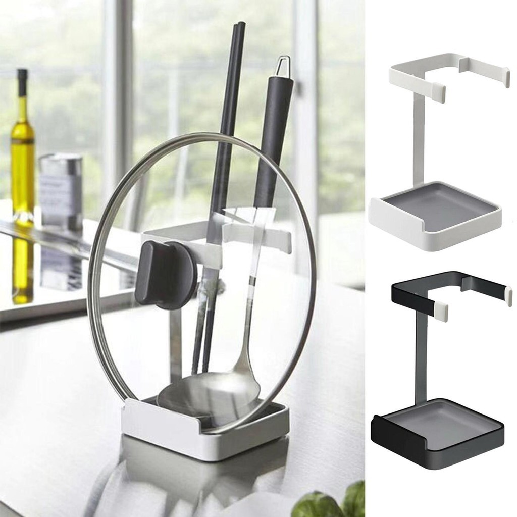 ช ้ อนทัพพี Rest ตรงช ้ อนโลหะ Rest Multifunctional Storage Rack สําหรับห ้ องครัวเคาน ์ เตอร ์ ไม ้ พายผู ้ ถือห ้ องครัว Organizer unhcxeth