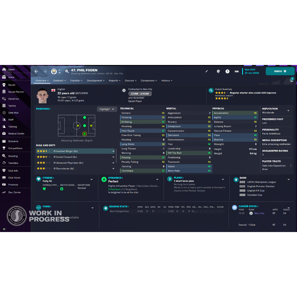 Football Manager 2023 ไทย [มี In-game Editor] 🎮 ส่งฟรีค่ะ!! เกม คอม/PC/Notebook FM 2023
