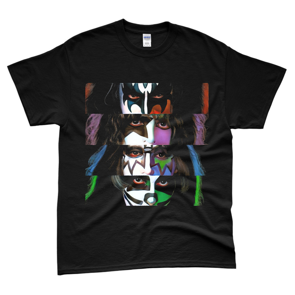 Kiss Eye Tshirt / Baju Microfiber Jersi / เสื้อยืดวงวินเทจ / เสื้อยืดวง