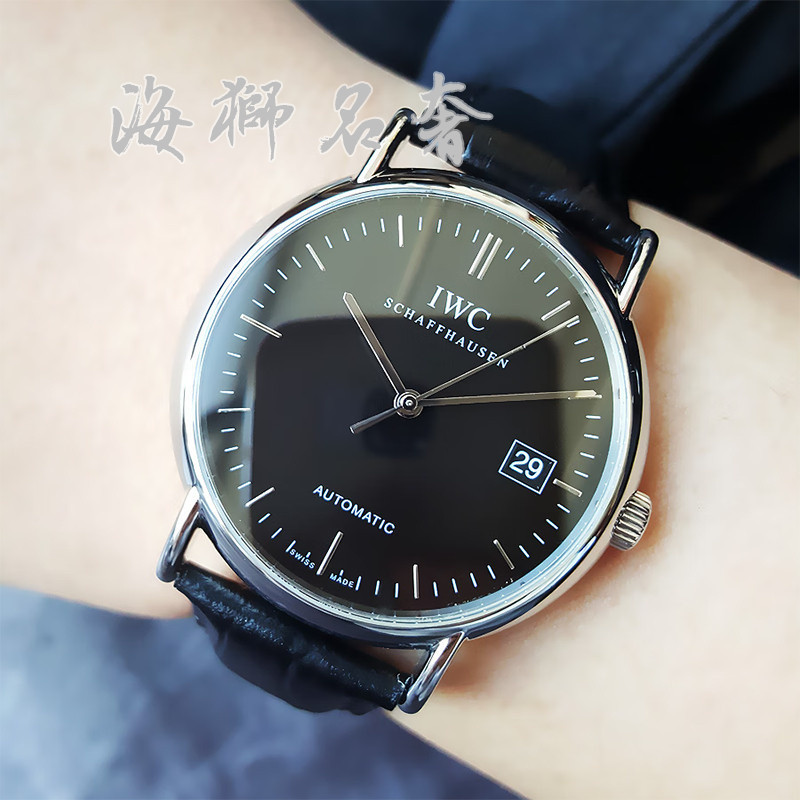 Iwc IWC นาฬิกาผู ้ ชาย Botao Norphie Series Automatic Mechanical Watch Men 's Watch IW356308