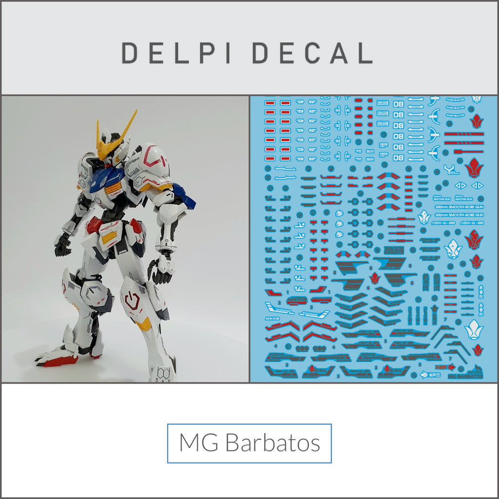 Delpi Water Decal (ดีคอลน้ำ) MG Barbatos Gundam
