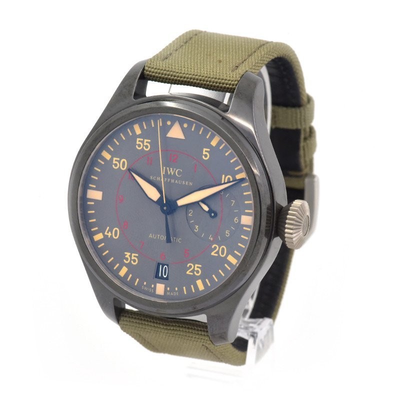 Pilot Series Automatic Mechanical Titanium Men 's Watch IW501902 นาฬิกา GY5S