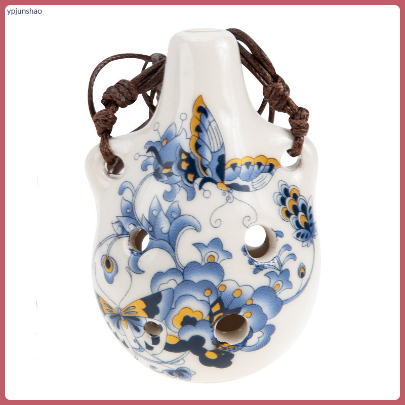 🎸 Ocarina เครื่องดนตรีตกแต่ง อัลโต 6-hole สำหรับผู้เริ่มต้น บ้าน เด็ก Mini เด็ก Ocarina เครื่องดนตรี