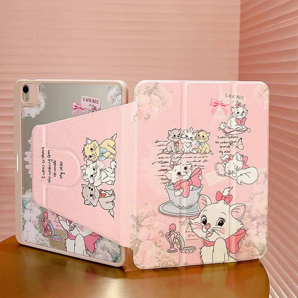 เคสสำหรับ ไอเเพด ปรับองศาได้360 องศา เข้ากันได้สำหรับ Pro11 2018/20/21 Air4/5 10.9 Gen10 2022 10.2 Gen9 Gen8 Gen7 gen5/6